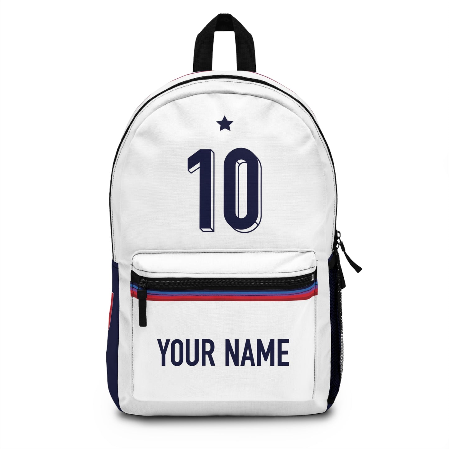 England National Soccer Team Backpack - Personalized Three Lions Edition
